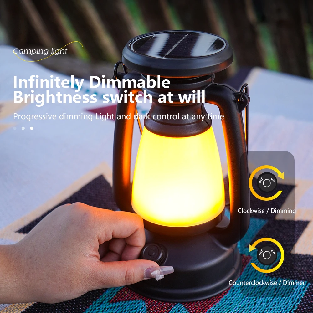 USB Rechargeable Camping Light - đánh giá và giá Solar Lantern Camping Collapsible