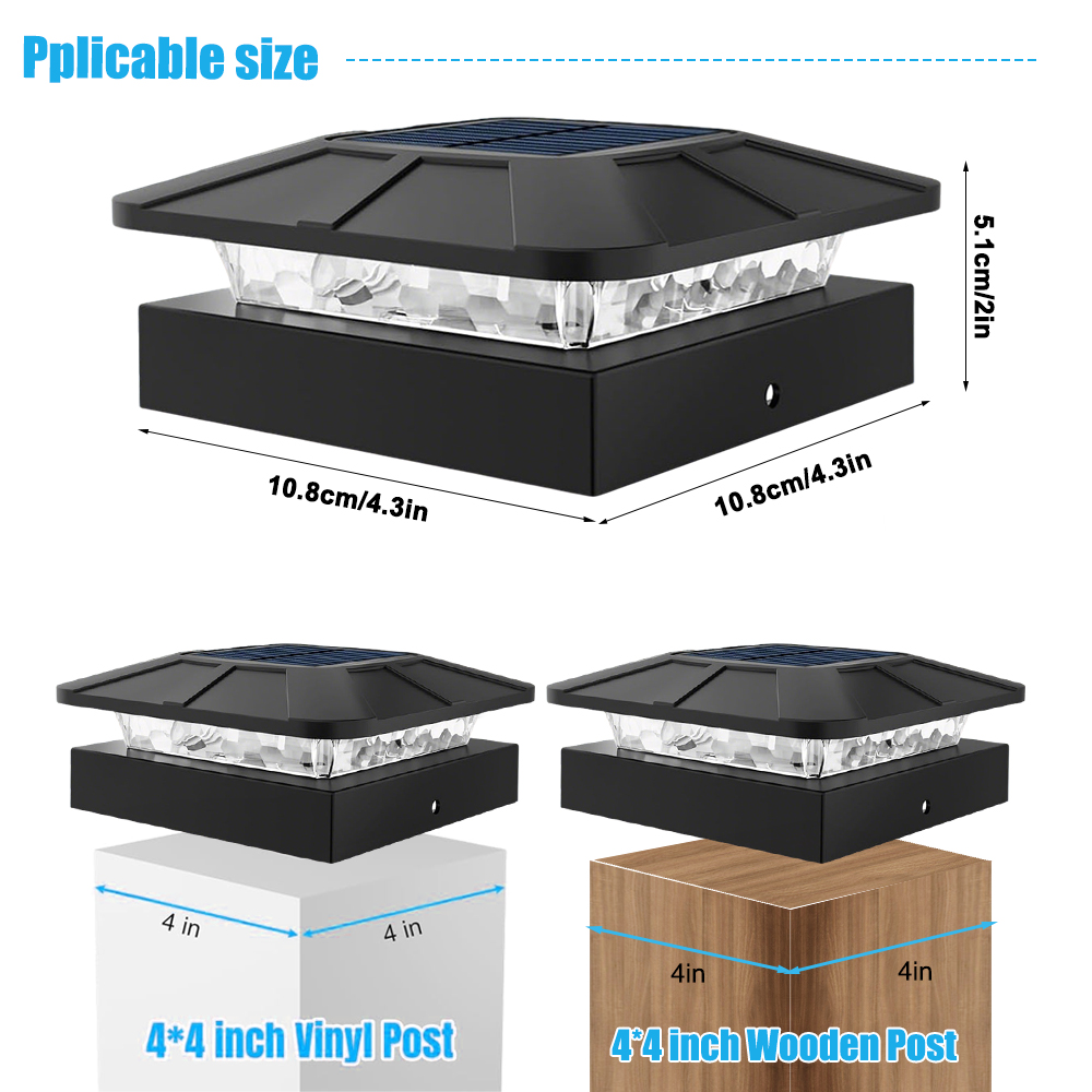 Outdoor Solar Post Cap Lights  - đánh giá và giá Solar Post Cap Light 4X4