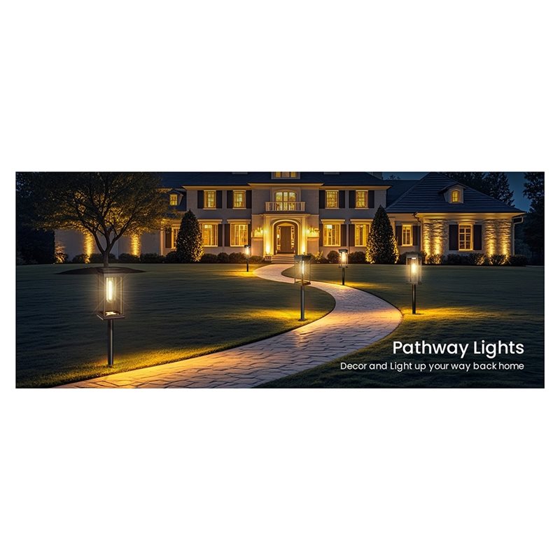 Hot SV-Outdoor LED Square Sola - đánh giá và giá Solar Pathway Lights 8 Pack