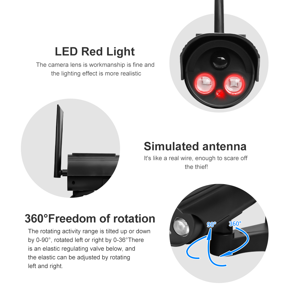 Outdoor Solar Simulation Camer - đánh giá và giá Solar Security Camera Light