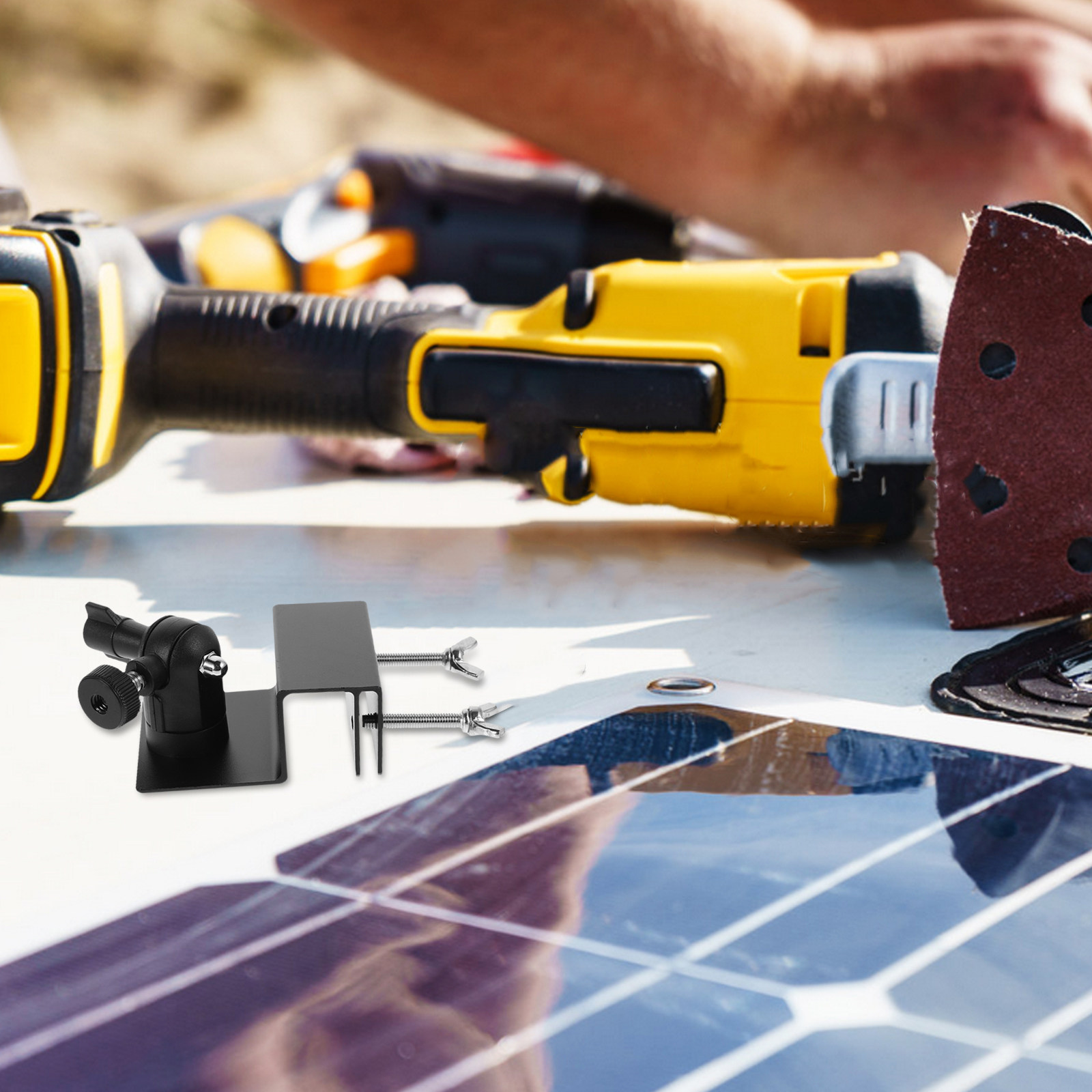 Solar Panel Mount Bracket Alum - đánh giá và giá Solar Security Camera Light