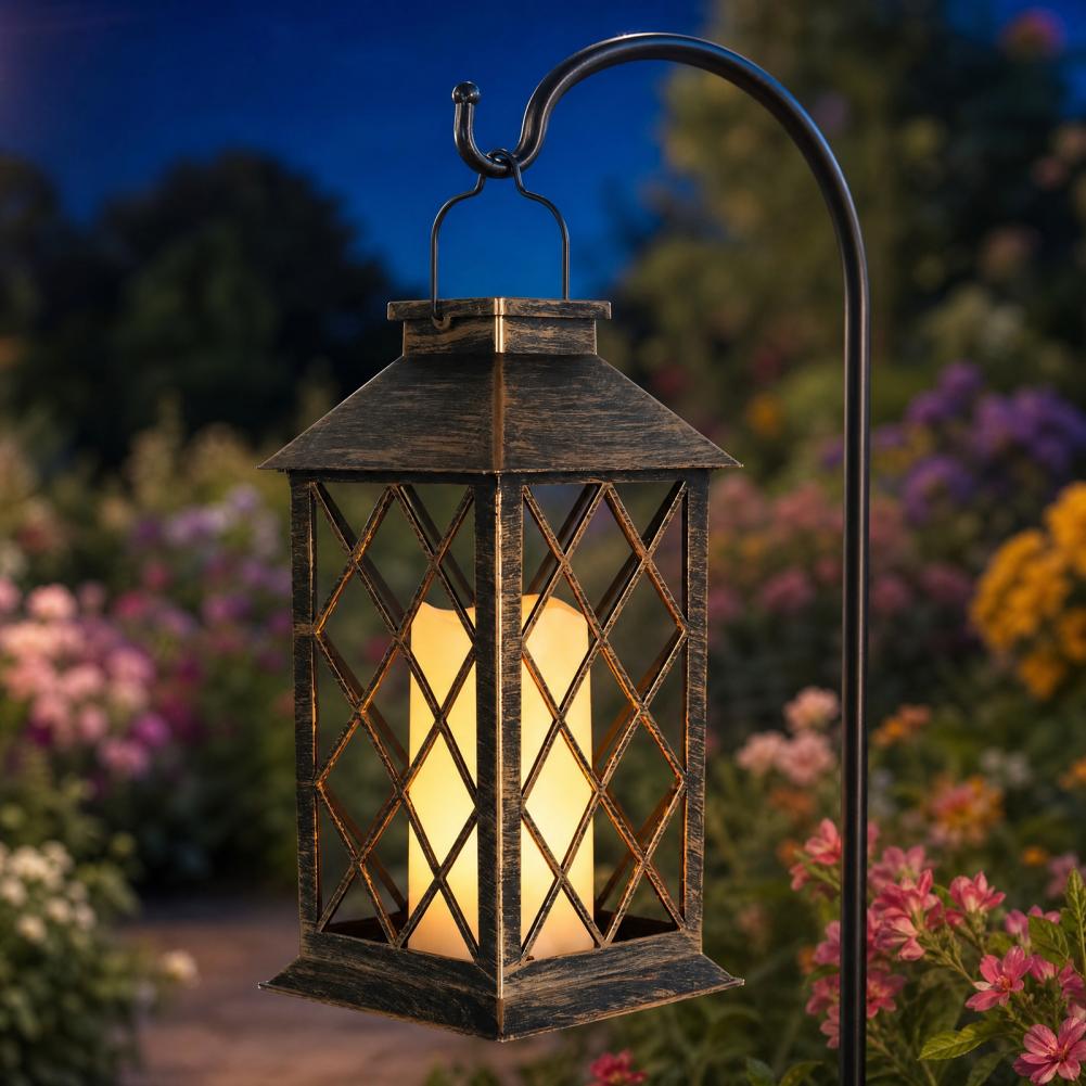 Retro Solar Lantern, Outdoor S - đánh giá và giá Solar Garden Light Outdoor Waterproof