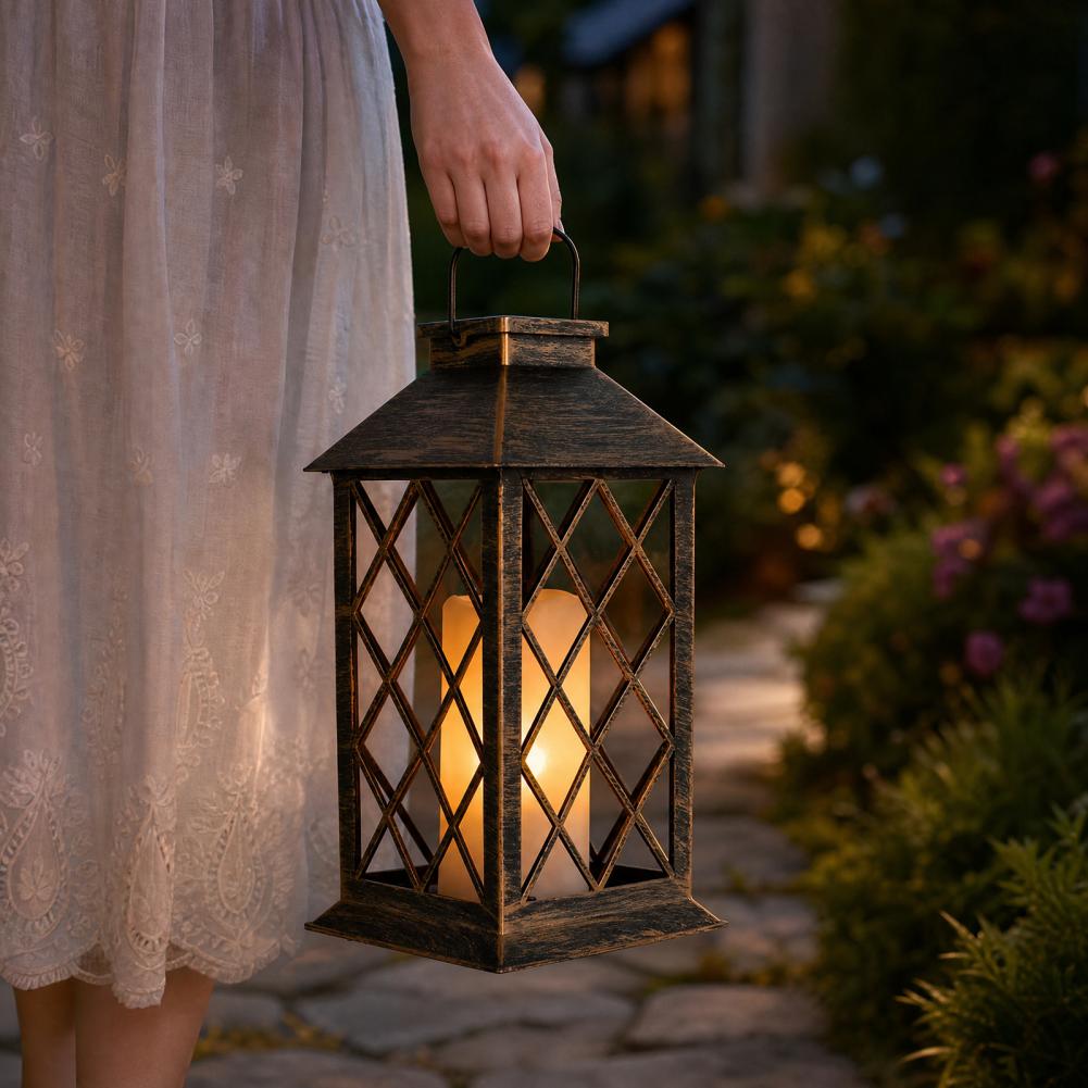 Retro Solar Lantern, Outdoor S - đánh giá và giá Solar Garden Light Outdoor Waterproof