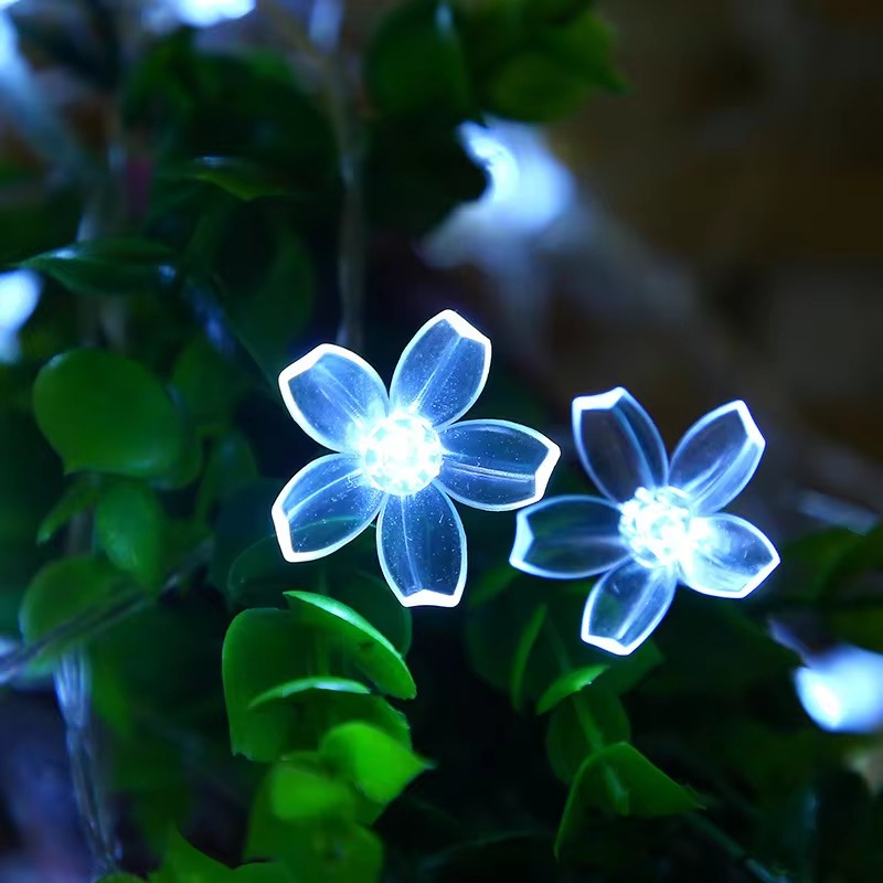 Solar Floral Garlands Light 5m - đánh giá và giá Solar String Lights Outdoor 20M