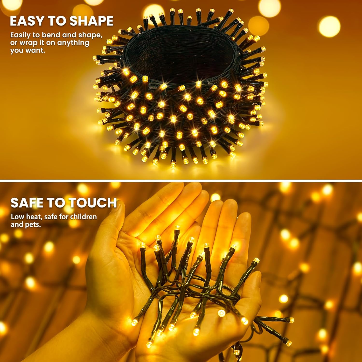 22M 200 LED Solar Fairy Lights - đánh giá và giá Solar String Lights Outdoor 20M