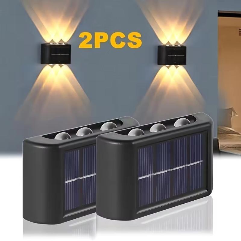 Outdoor Waterproof Solar LED W - đánh giá và giá Solar Wall Light Fence Lamp