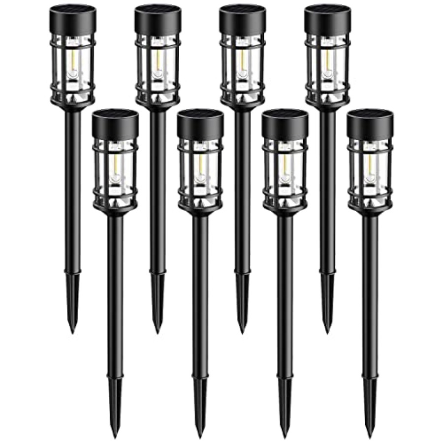 Solar Lights Outdoor Waterproo - đánh giá và giá Solar Pathway Lights 8 Pack