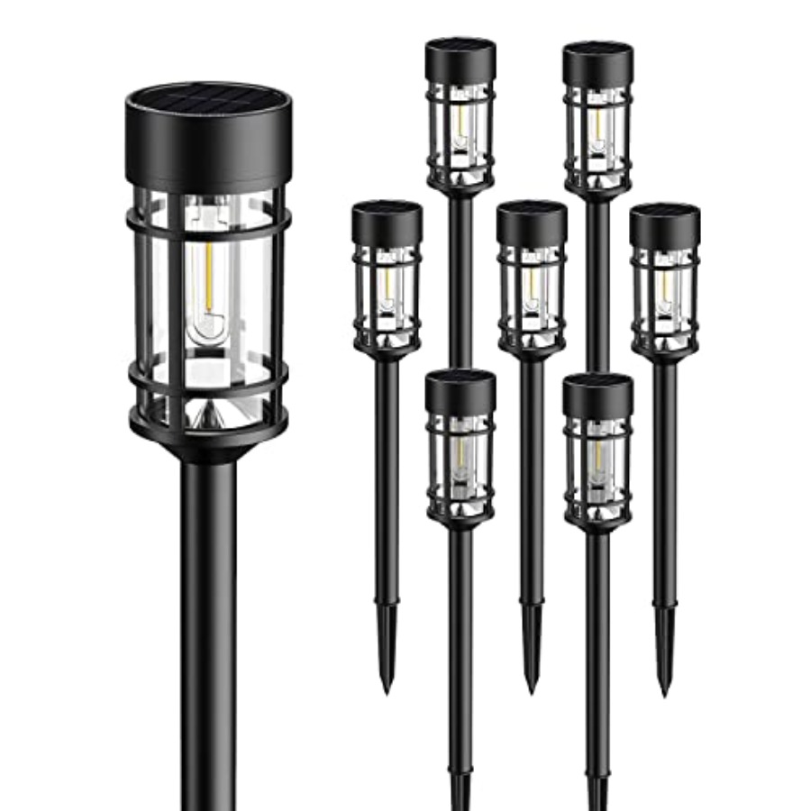 Solar Lights Outdoor Waterproo - đánh giá và giá Solar Pathway Lights 8 Pack