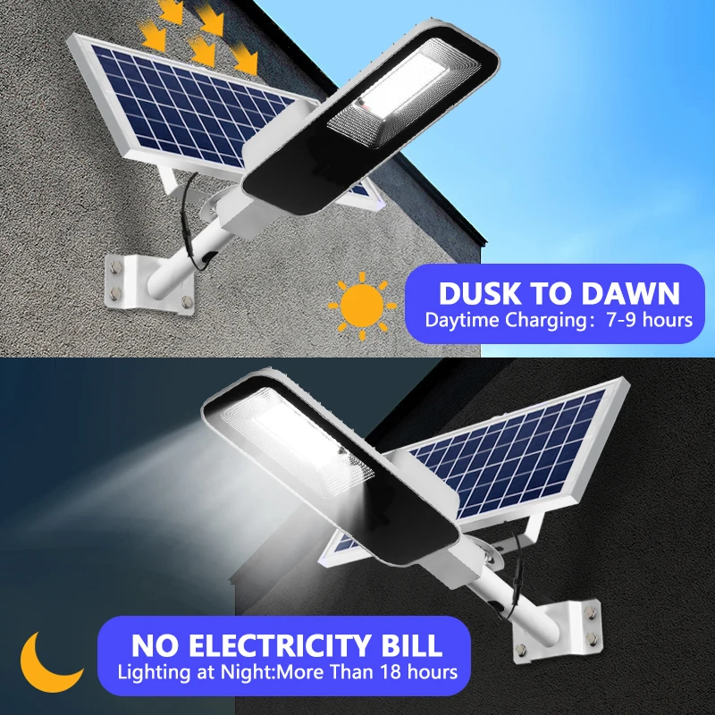 200W Powerful Solar Light Outd - đánh giá và giá Solar Garden Light Dusk To Dawn