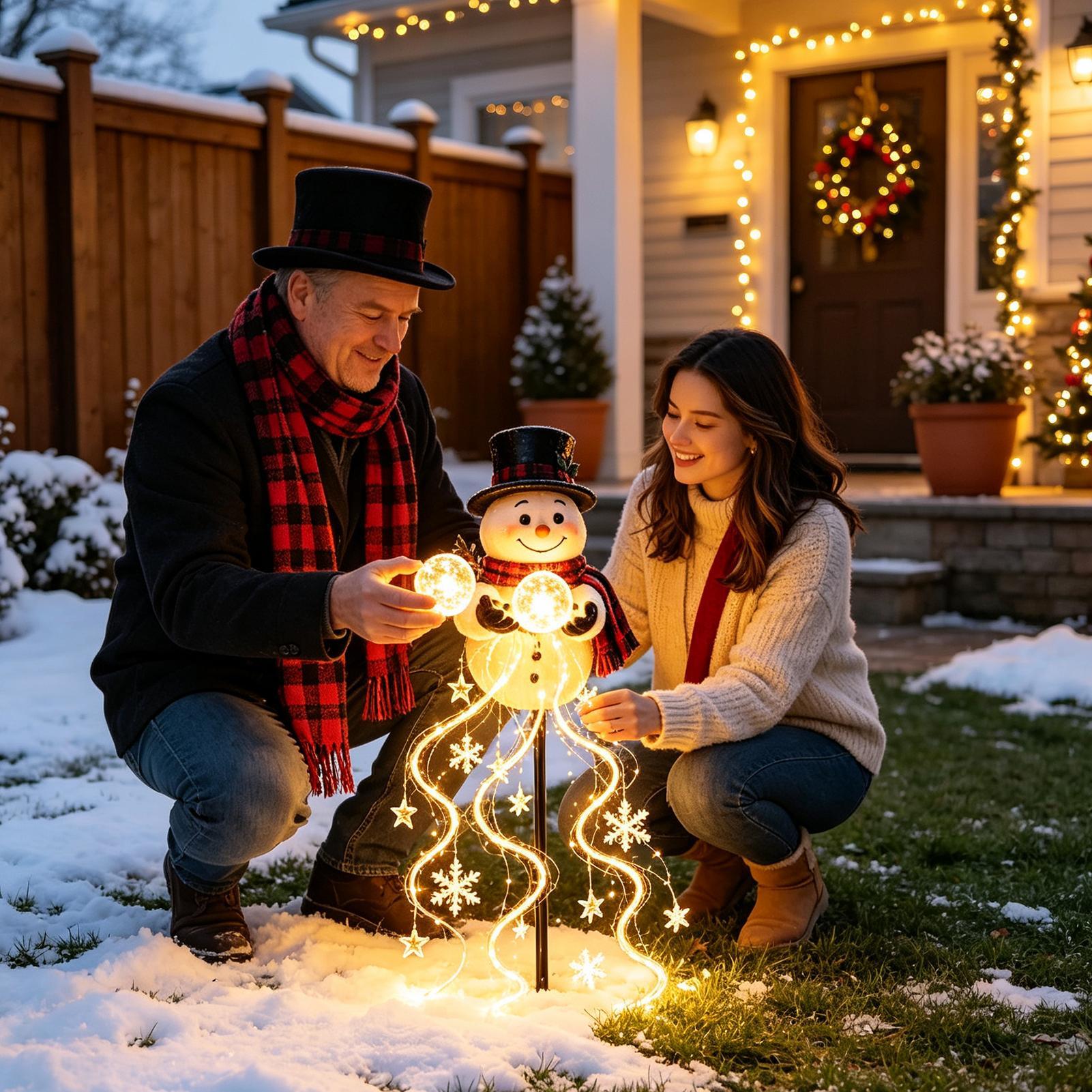 Christmas Pathway Lights 60cm  - đánh giá và giá Solar Garden Light Outdoor Waterproof