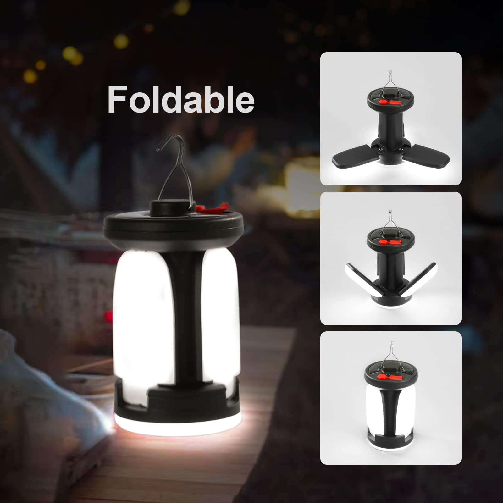 High Power Solar LED Camping L - đánh giá và giá Solar Lantern Camping Collapsible