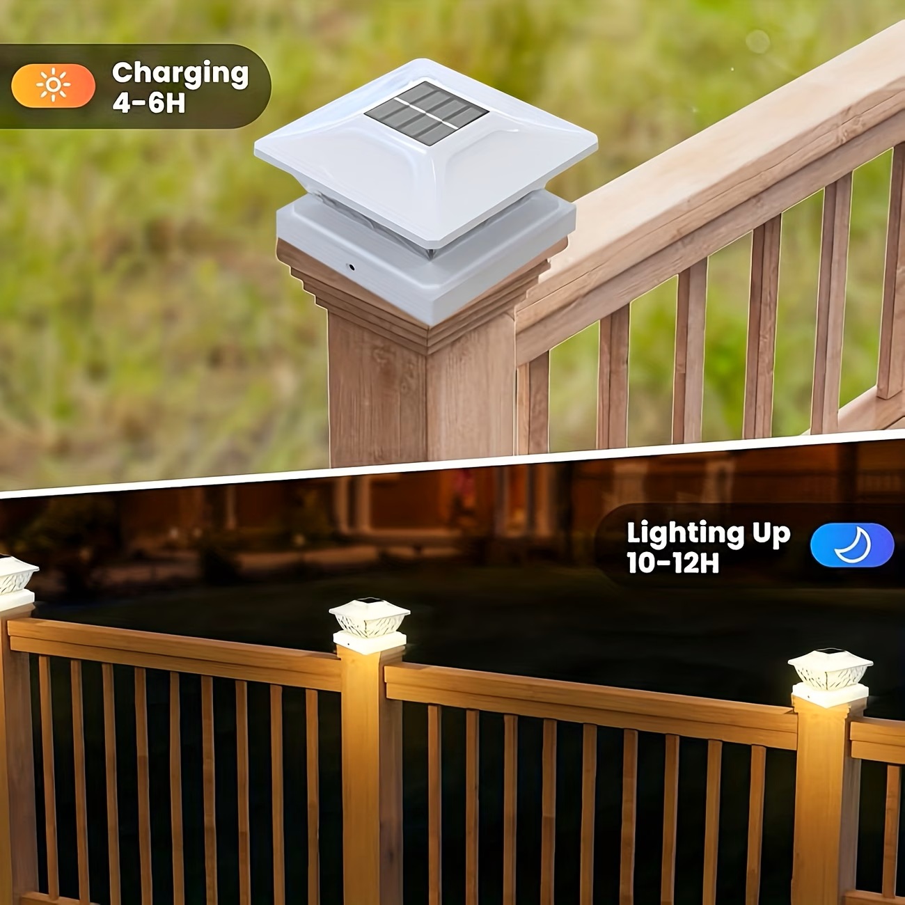 Outdoor Waterproof Villa Gate  - đánh giá và giá Solar Post Cap Light 4X4