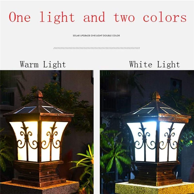 SHGO LED Solar Post Light Outd - đánh giá và giá Solar Garden Light Dusk To Dawn
