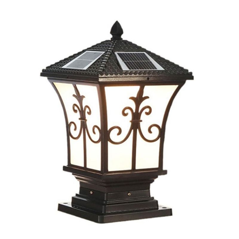 SHGO LED Solar Post Light Outd - đánh giá và giá Solar Garden Light Dusk To Dawn