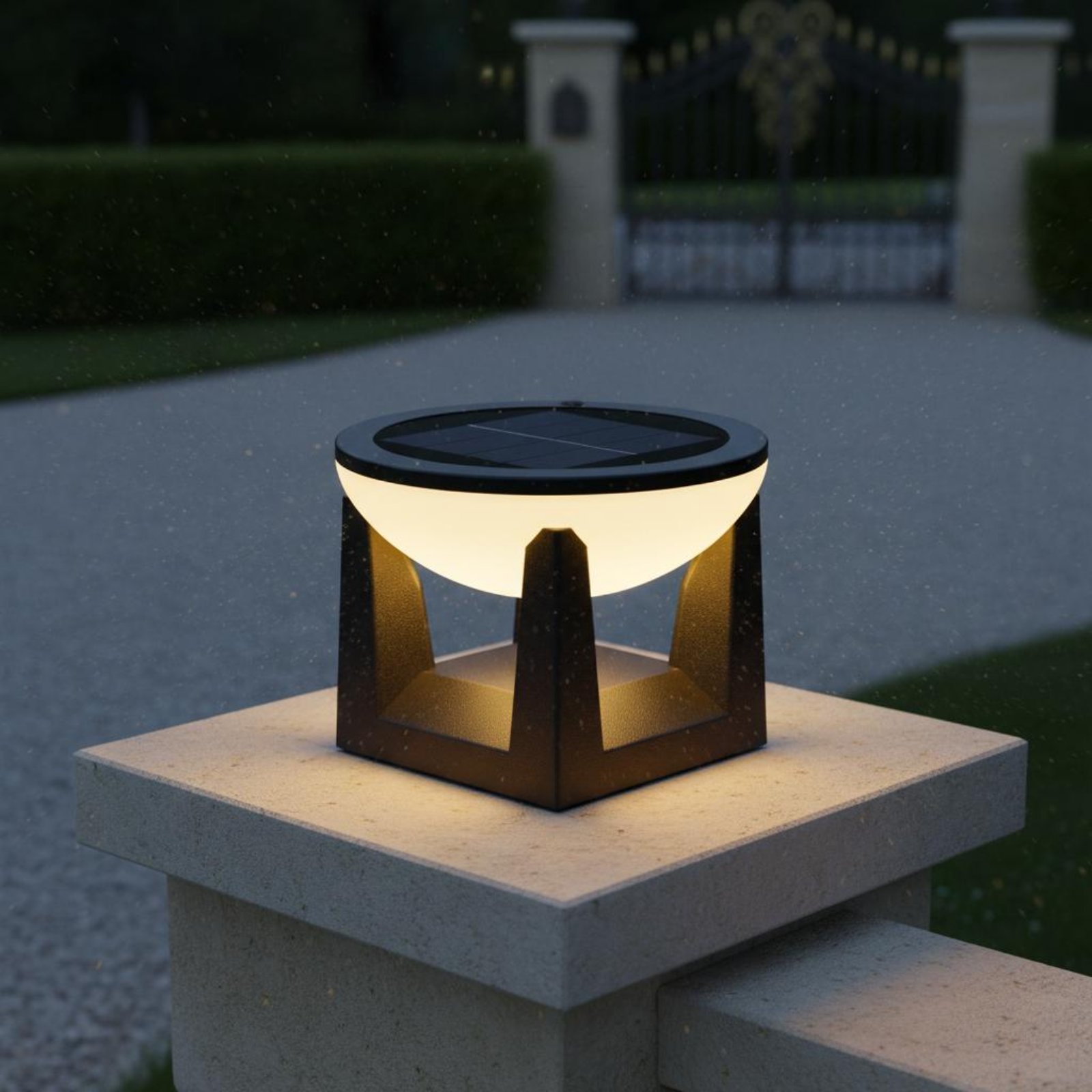 Solar Post Light Easy to Insta - đánh giá và giá Solar Garden Light Outdoor Waterproof