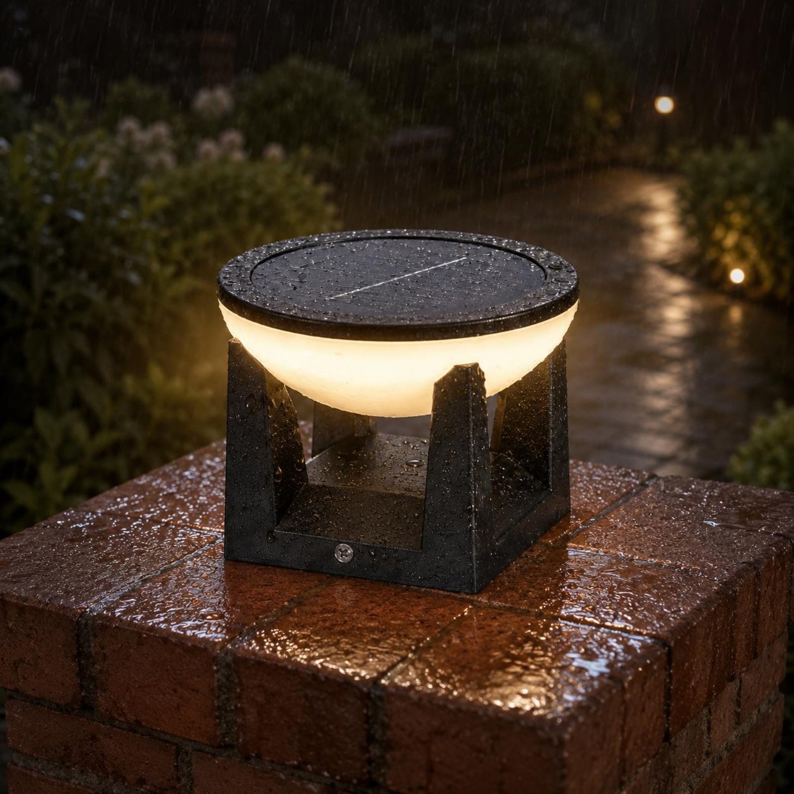 Solar Post Light Easy to Insta - đánh giá và giá Solar Garden Light Outdoor Waterproof
