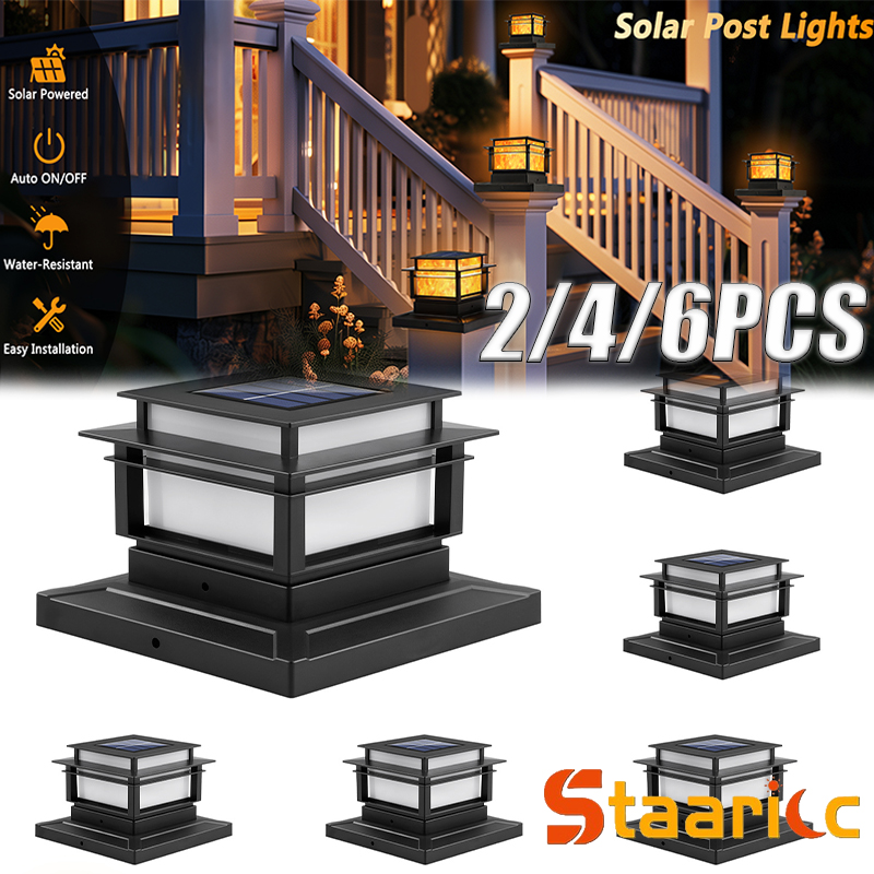 STAARIC 6 Pack Solar Post Cap  - đánh giá và giá Solar Post Cap Light 4X4