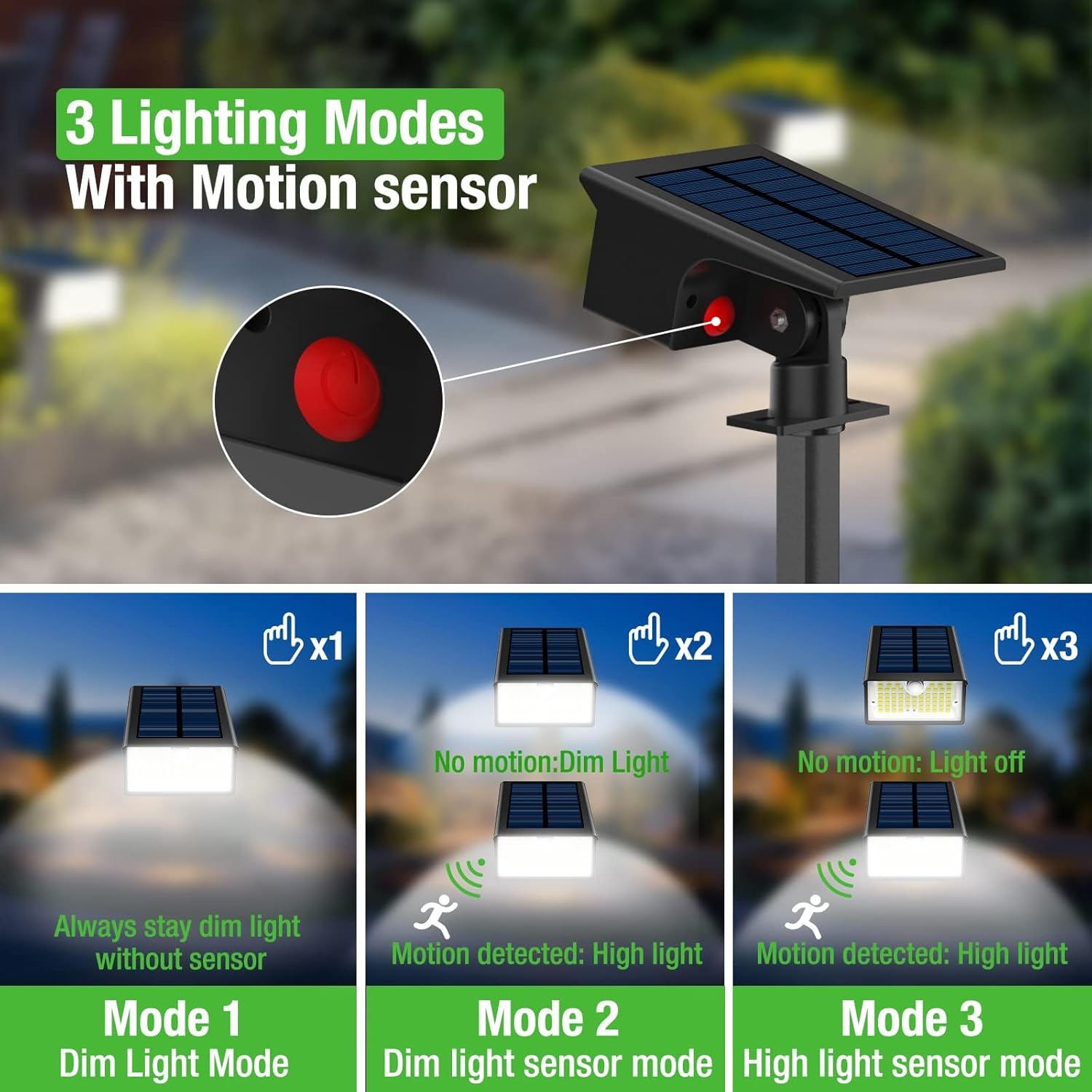 Solar Spot Lights Outdoor Moti - đánh giá và giá Solar Garden Spotlight Rgb
