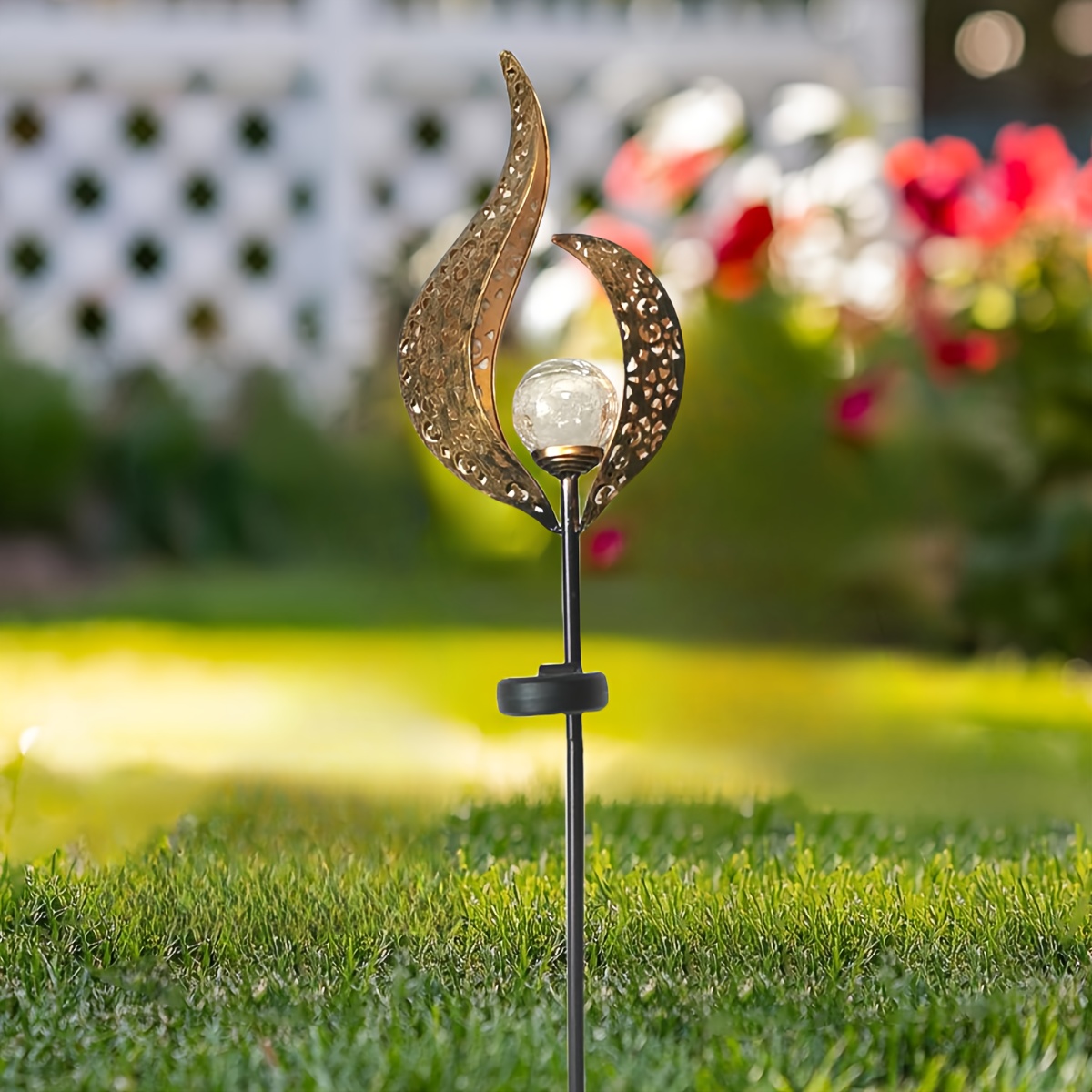 Outdoor Garden Solar Statue Li - đánh giá và giá Solar Ground Light Driveway