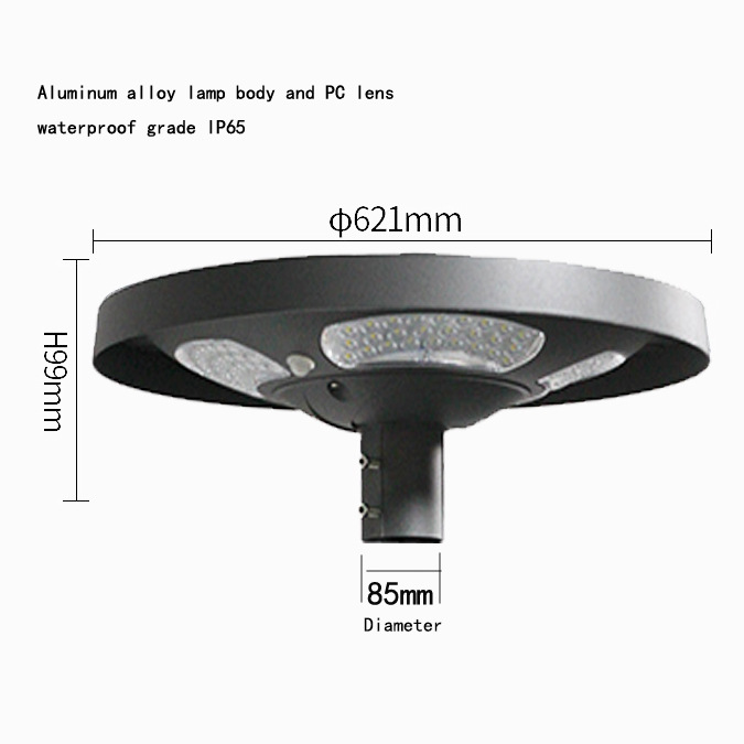 Waterproof IP65 UFO Solar LED  - đánh giá và giá Solar Garden Light Outdoor Waterproof