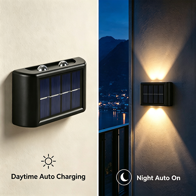 Solar Wall Light Outdoor Water - đánh giá và giá Solar Garden Light Dusk To Dawn