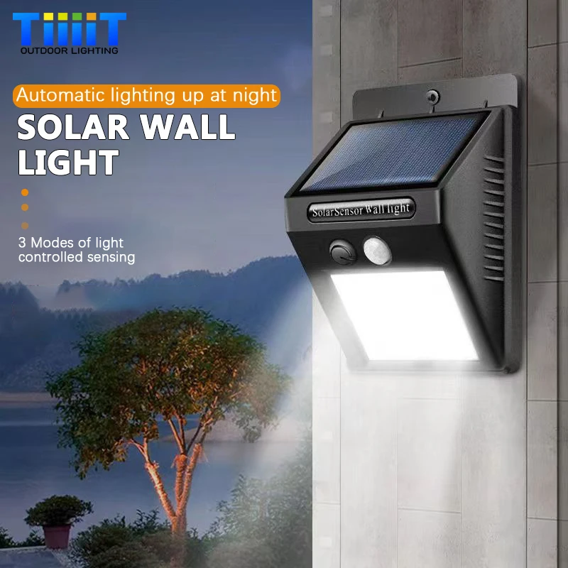 Modern LED Solar Wall Lamp Out - đánh giá và giá Solar Wall Light Fence Lamp