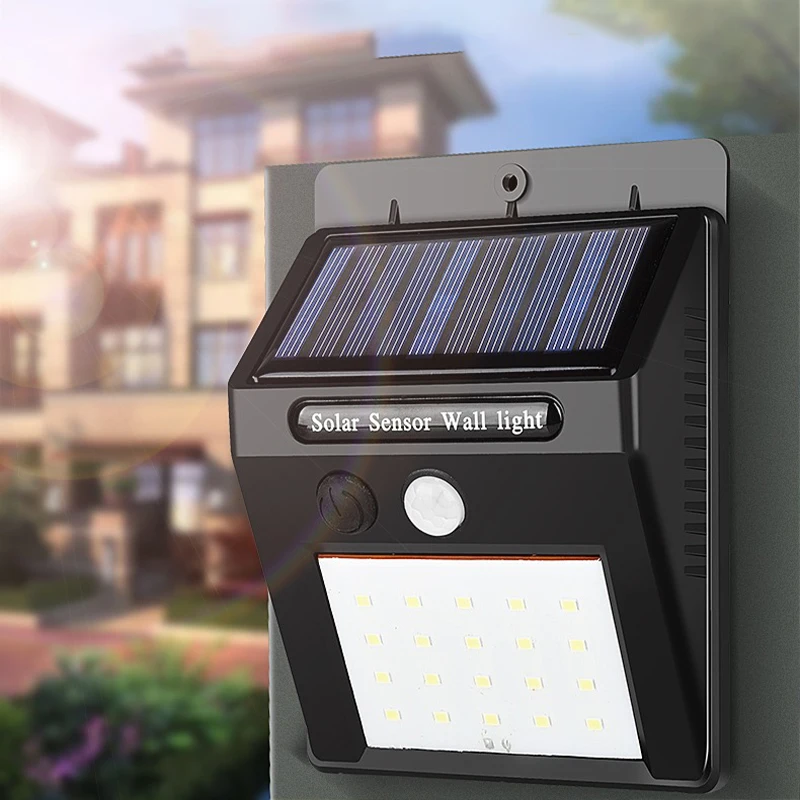 Modern LED Solar Wall Lamp Out - đánh giá và giá Solar Wall Light Fence Lamp