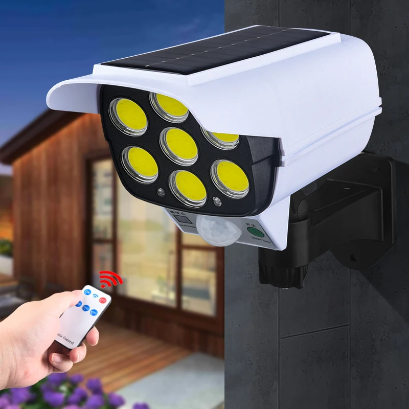 Remote Control Solar Simulatio - đánh giá và giá Solar Security Camera Light