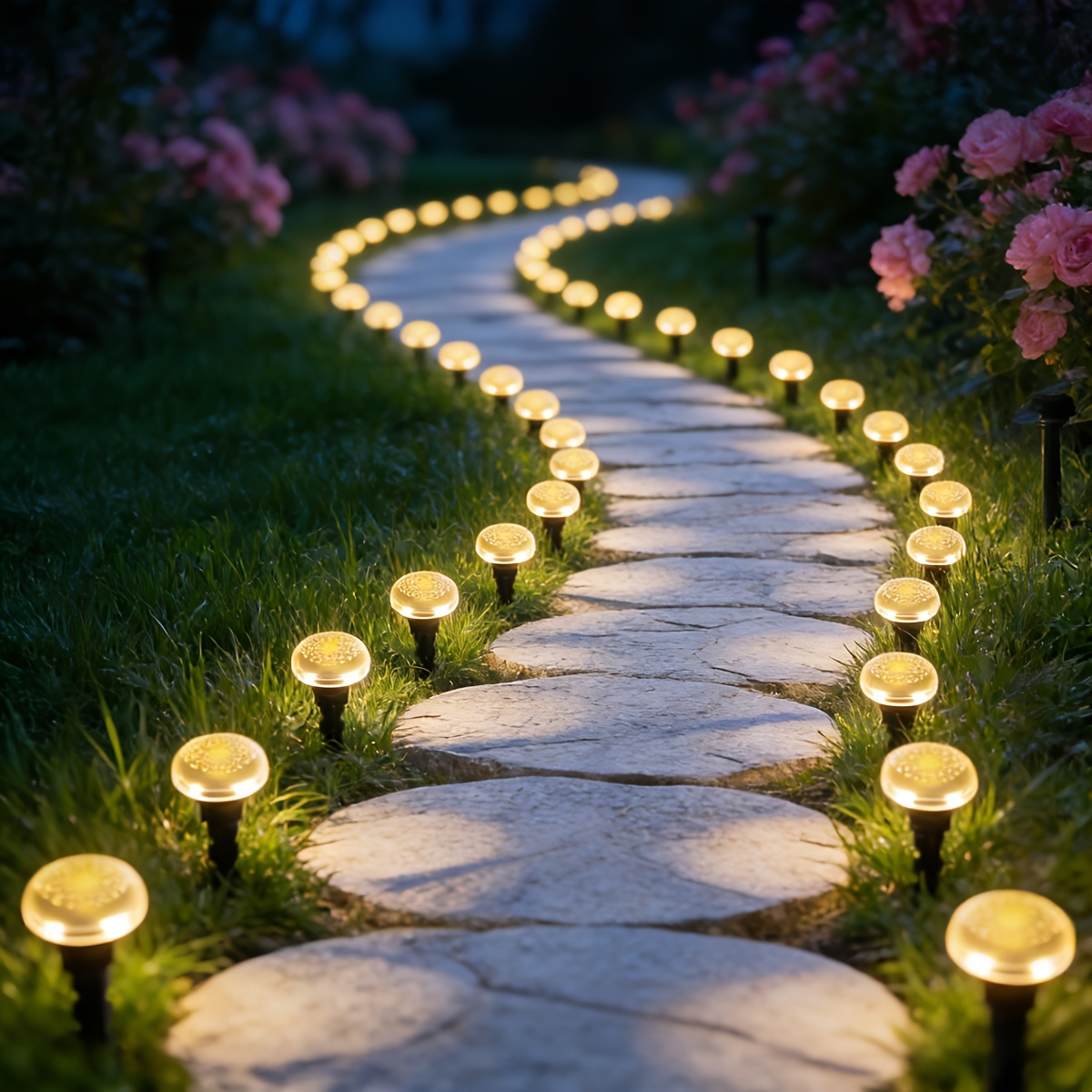 10/20 Pack Solar Landscape Lig - đánh giá và giá Solar Pathway Lights 8 Pack