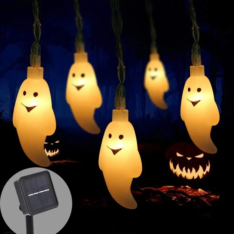7m 50leds Christmas Solar Ghos - đánh giá và giá Solar String Lights Outdoor 20M