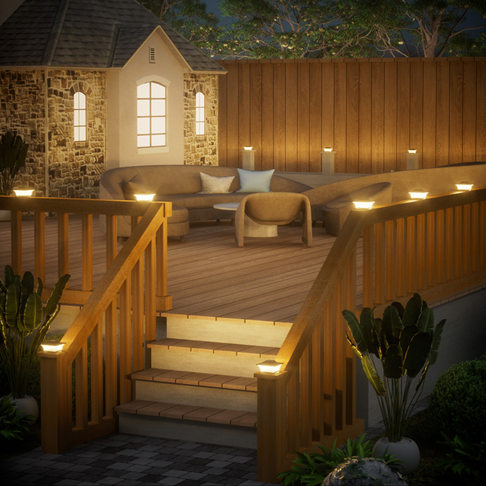 Solar Post Cap Light LED Fence - đánh giá và giá Solar Post Cap Light 4X4