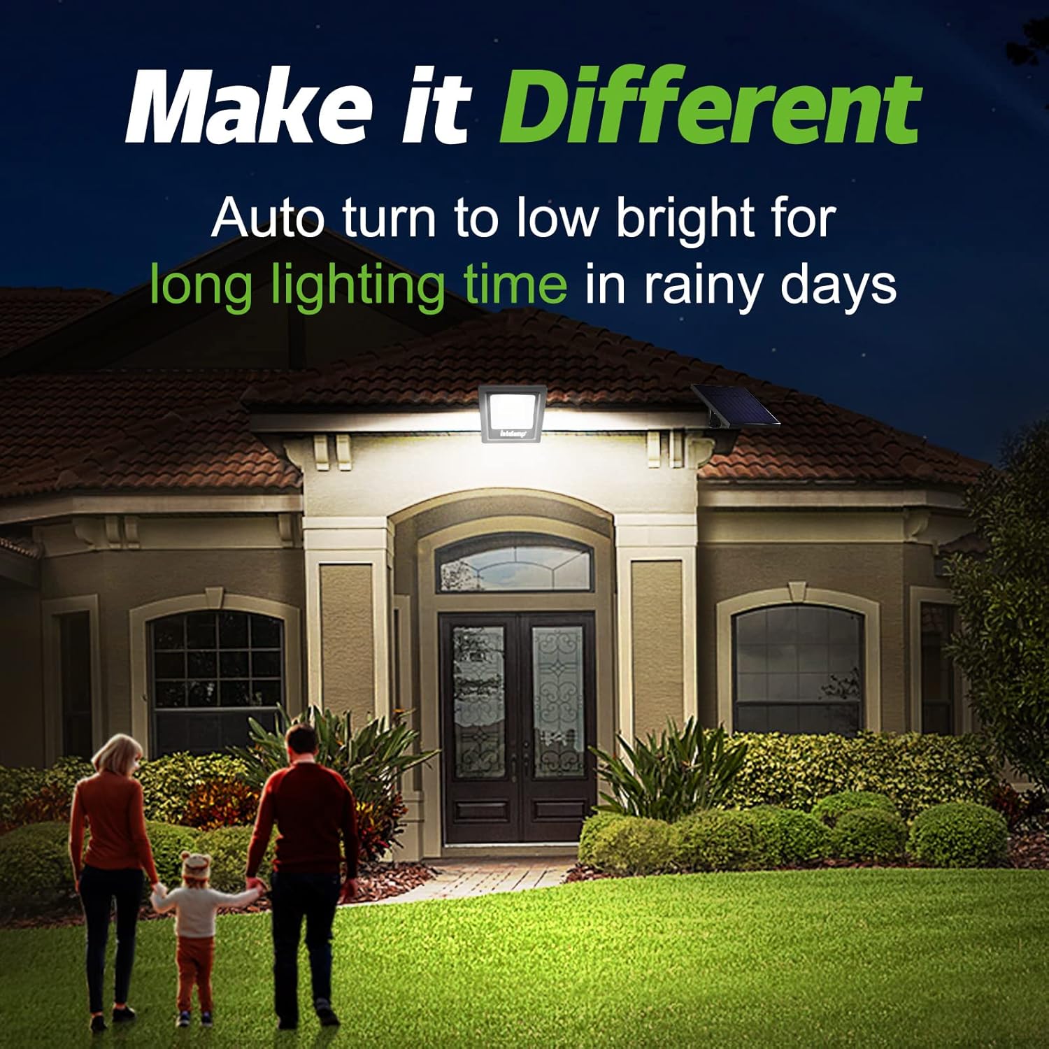 Intelamp Long Battery Life 400 - đánh giá và giá Solar Garden Light Dusk To Dawn