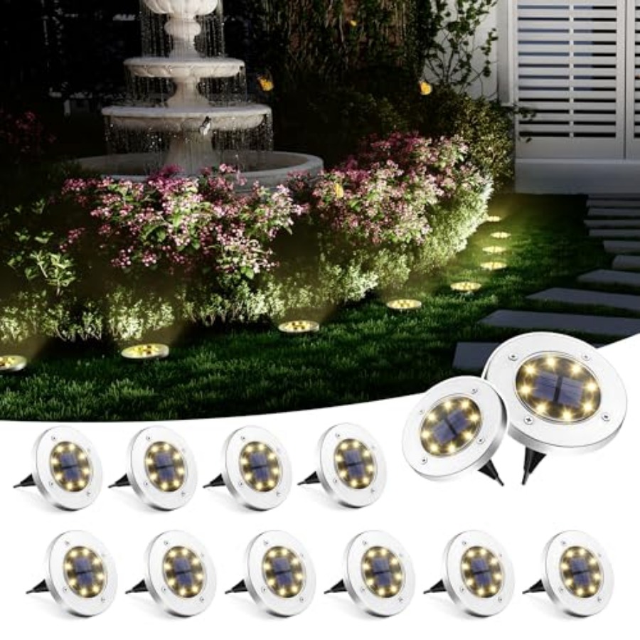 Solar Ground Lights Solar Ligh - đánh giá và giá Solar Garden Light Outdoor Waterproof