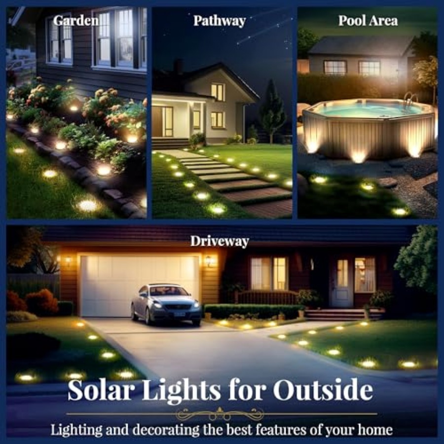 Solar Ground Lights Solar Ligh - đánh giá và giá Solar Garden Light Outdoor Waterproof