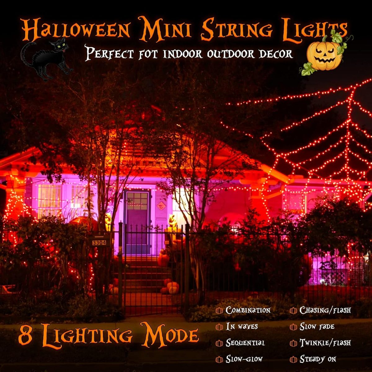 2 Pack Halloween Solar Powered - đánh giá và giá Solar Pathway Lights 8 Pack