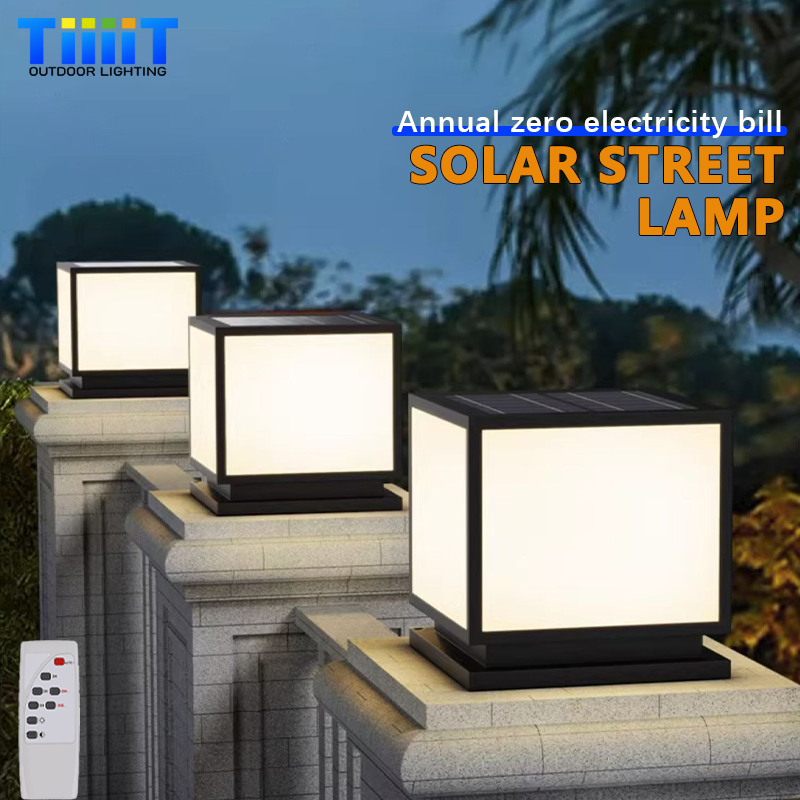 Outdoor LED Solar Column Light - đánh giá và giá Solar Post Cap Light 4X4