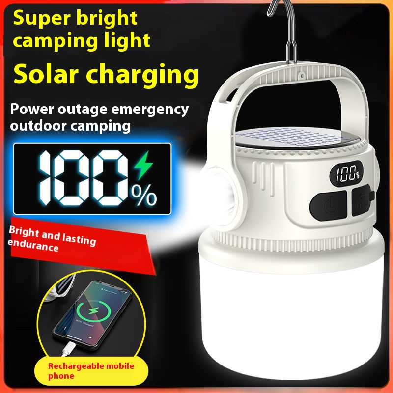 LED Solar Bulb Light Rechargea - đánh giá và giá Solar Lantern Camping Collapsible