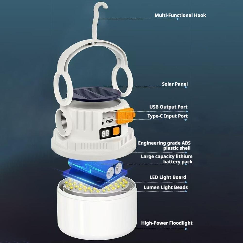 Solar Camping Light Dual Light - đánh giá và giá Solar Lantern Camping Collapsible