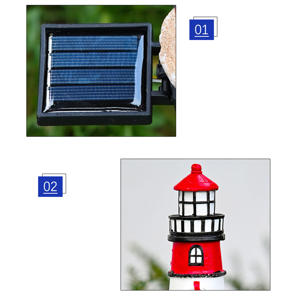 Outdoor Solar Lighthouse Light - đánh giá và giá Solar Garden Light Dusk To Dawn
